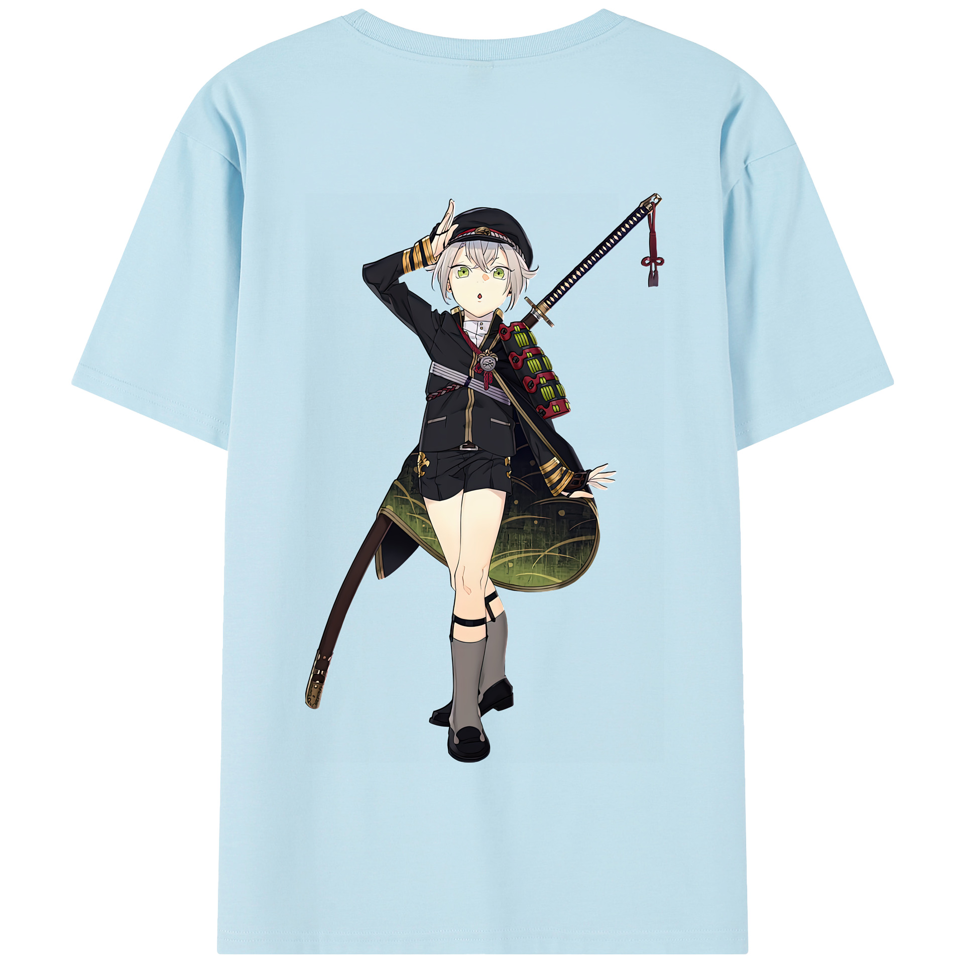 （画像用） 刀剣乱舞 Touken Ranbu 綿100％半袖Tシャツ（背面プリント）